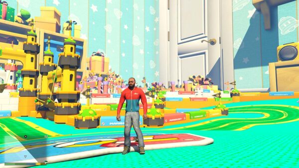 GTA 5 GTA 5 Mods GBA Ribbon Road Mario Kart 8 Addon Prop Addon Ped inspired by %tags% | G5MODS
