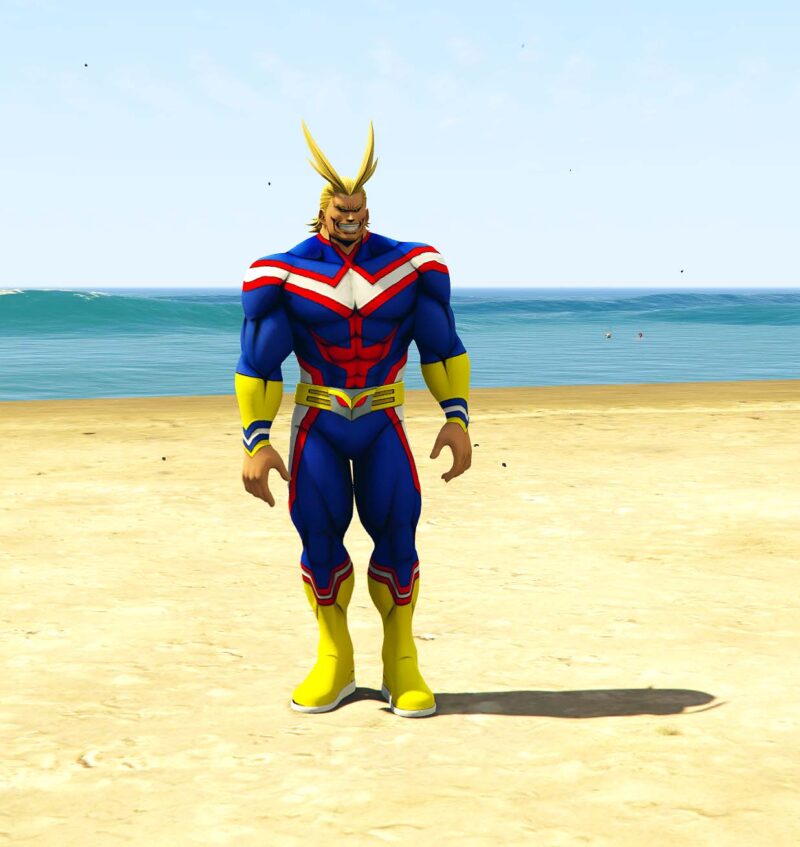 GTA 5 GTA 5 Mods All Might Addon Ped Addon Ped inspired by %tags% | G5MODS