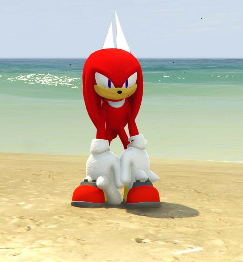 GTA 5 GTA 5 Mods Sonic Knuckles Addon Ped Addon Ped inspired by %tags% | G5MODS