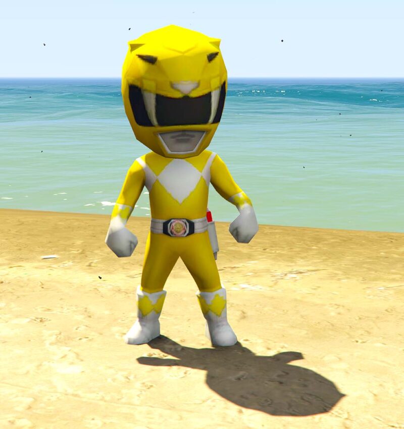 GTA 5 GTA 5 Mods Kids Power Rangers AddonPeds Addon Ped inspired by %tags% | G5MODS