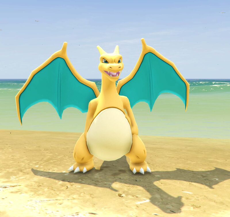 GTA 5 GTA 5 Mods Charizard Addon Ped Addon Ped inspired by %tags% | G5MODS