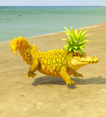 GTA 5 GTA 5 Mods coccodrillo di ananas Italian Brainrot AddonPed Addon Ped inspired by %tags% | G5MODS