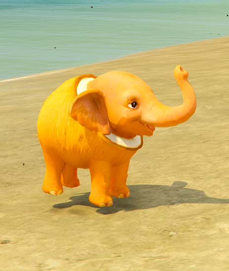 GTA 5 GTA 5 Mods elefante di cocco Italian Brainrot AddonPed Addon Ped inspired by %tags% | G5MODS