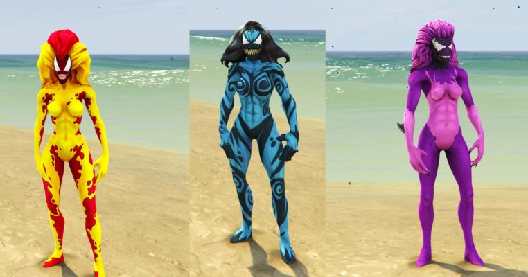 GTA 5 GTA 5 Mods Female Venom Addon Ped Addon Ped inspired by %tags% | G5MODS