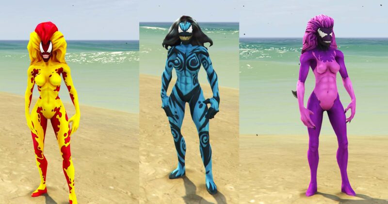 GTA 5 GTA 5 Mods Female Venom Addon Ped Addon Ped inspired by %tags% | G5MODS