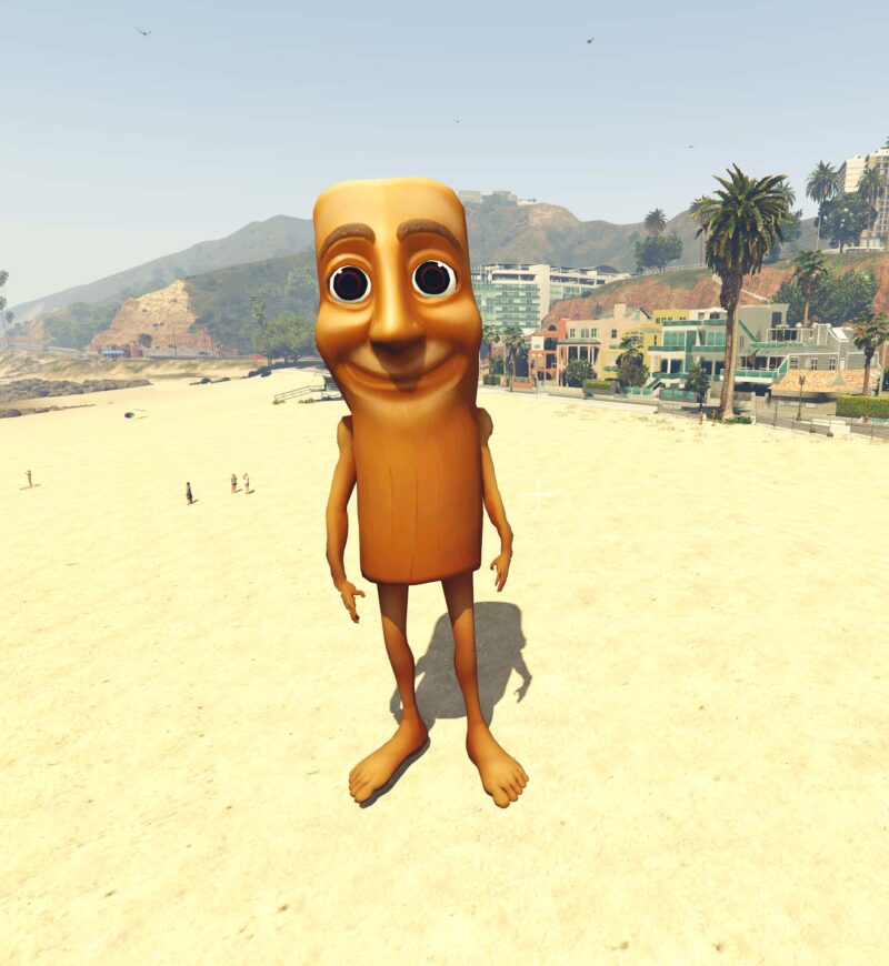 GTA 5 GTA 5 Mods Giant Tung Tung Tung Tung Sahur Addon Ped Addon Ped inspired by %tags% | G5MODS