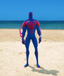 GTA 5 Mods Spiderman2099 AddonPed