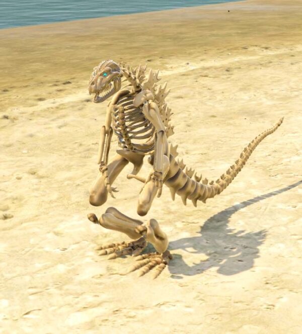 GTA 5 GTA 5 Mods Tiny skeleton GodZill Addon Ped Addon Ped inspired by %tags% | G5MODS