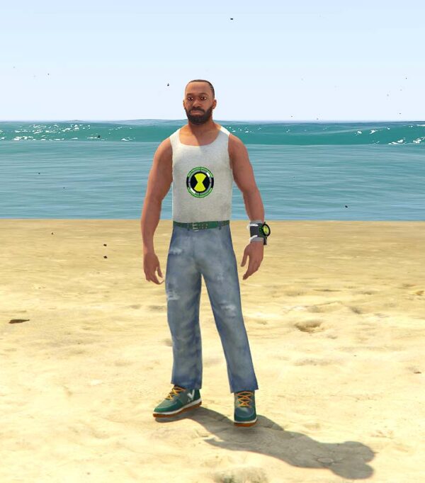 GTA 5 GTA 5 Mods Indian Bike Driving 3D Ben 10 Franklin Addon Ped Addon Ped inspired by %tags% | G5MODS