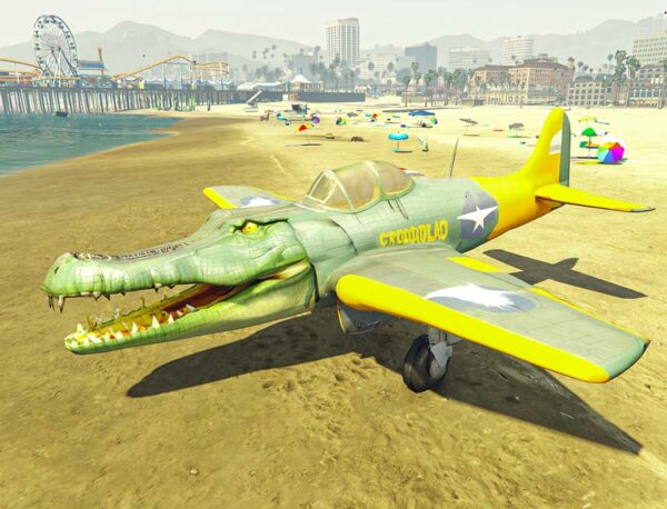 GTA 5 GTA 5 Mods Bombardino Crocodilo Addon Ped Addon Ped inspired by %tags% | G5MODS