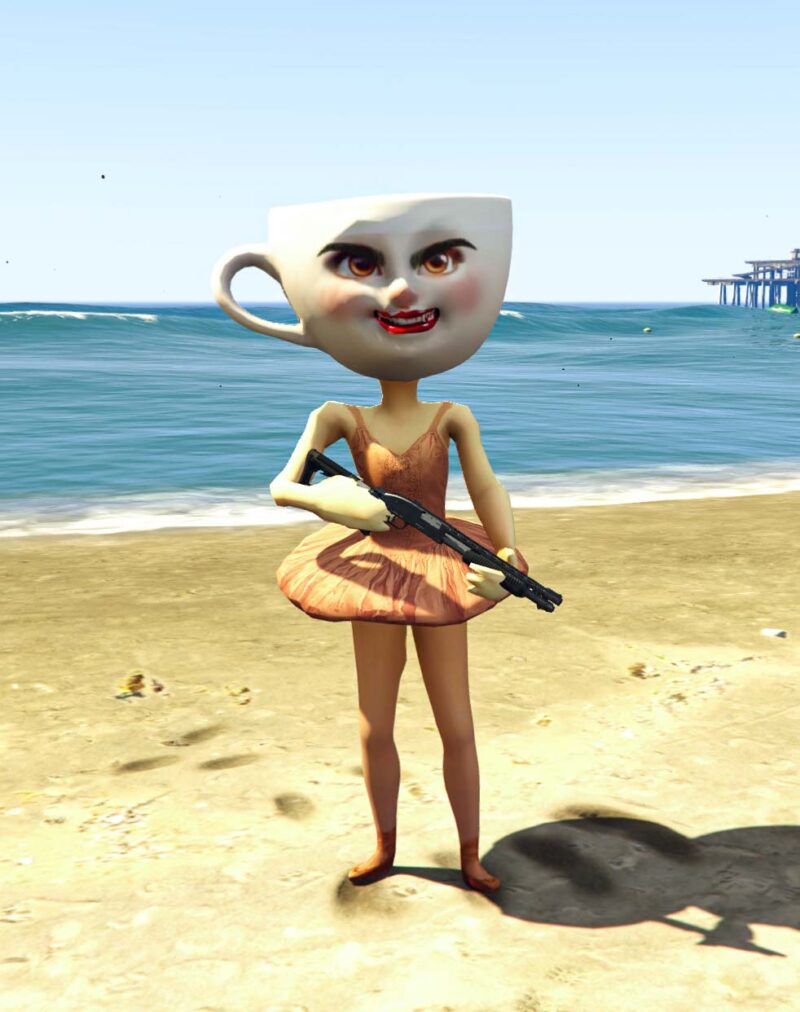 GTA 5 GTA 5 Mods ballerina cappuccina Addon Ped Addon Ped inspired by %tags% | G5MODS