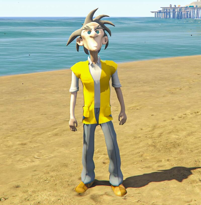 GTA 5 GTA 5 Mods Uncle chan (Jackie Chan Adventures) Addon Ped Addon Ped inspired by %tags% | G5MODS