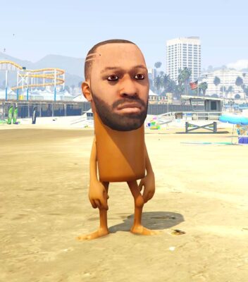GTA 5 GTA 5 Mods IBD Franklin Tung Tung Tung Sahur Addon Ped Addon Ped inspired by %tags% | G5MODS
