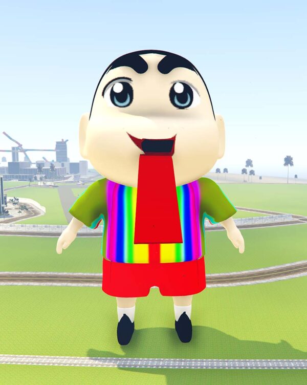 GTA 5 GTA 5 Mods Giant Teeth Shinchan Addon prop Addon Ped inspired by %tags% | G5MODS