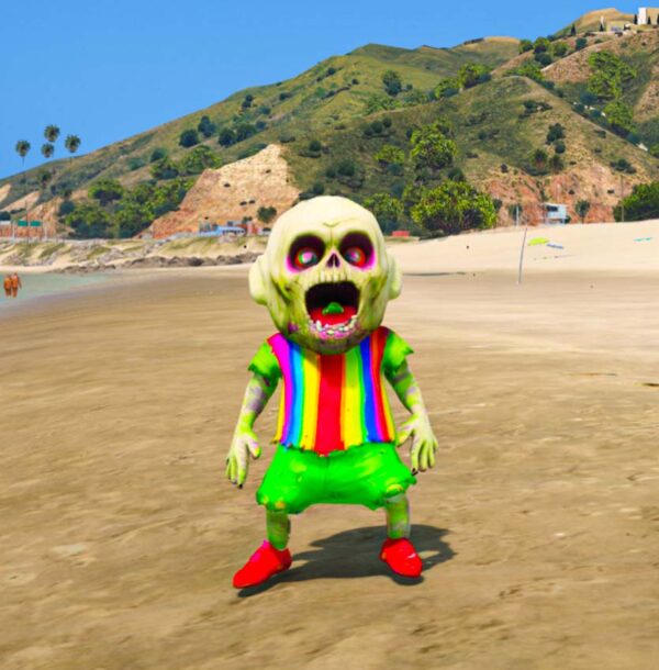 GTA 5 GTA 5 Mods Zombie Shinchan Addon ped Addon Ped inspired by %tags% | G5MODS