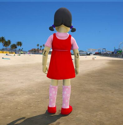 GTA 5 GTA 5 Mods Squid Game Season 3 Doll Addon ped Addon Ped inspired by %tags% | G5MODS GTA 5 GTA 5 Mods Squid Game Season 3 Doll Addon ped Addon Ped inspired by %tags% | G5MODS