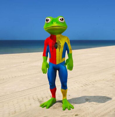 GTA 5 GTA 5 Mods Frog Spiderman Addon Ped Addon Ped inspired by %tags% | G5MODS GTA 5 GTA 5 Mods Frog Spiderman Addon Ped Addon Ped inspired by %tags% | G5MODS