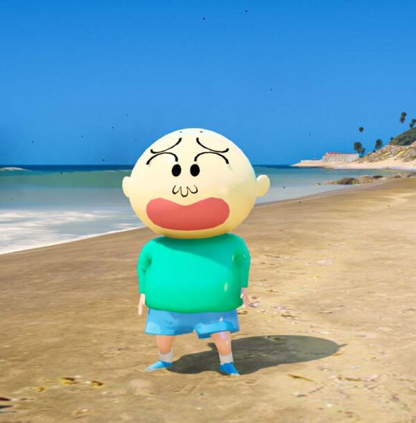GTA 5 GTA 5 Mods Shinchan Friend Masao Addon Peds Addon Ped inspired by %tags% | G5MODS