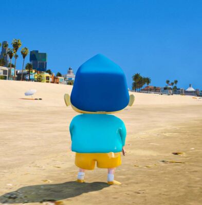 GTA 5 GTA 5 Mods Shinchan Friend Kazama Addon Peds Addon Ped inspired by %tags% | G5MODS