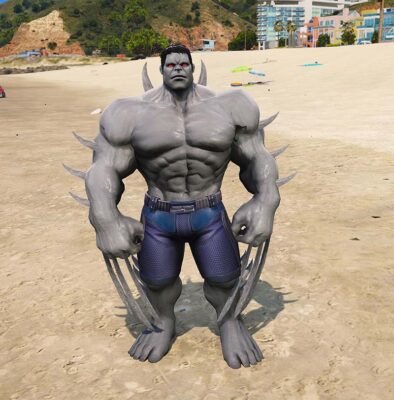 GTA 5 Mods Weapons Hulk Addon Ped GTA 5 addon ped mod