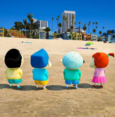 GTA 5 GTA 5 Mods Shinchan Friends Addon Peds Addon Ped inspired by %tags% | G5MODS