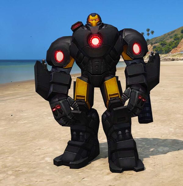 GTA 5 GTA 5 Mods Hulk Buster heavy Suit Addon Ped Addon Ped inspired by %tags% | G5MODS