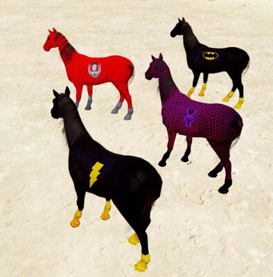 GTA 5 GTA 5 Mods Color Full Superhero Horse Addon Peds Addon Ped inspired by GTA 5 Addon Peds | G5mods GTA 5 Mods Color Full Superhero Horse Addon Peds GTA 5 addon ped mod