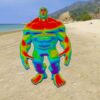 GTA 5 Mods RGB Hulk Addon Ped + Fivem GTA 5 addon ped mod