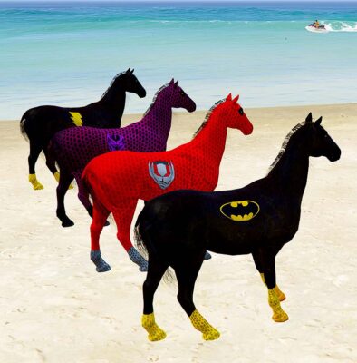 GTA 5 GTA 5 Mods Color Full Superhero Horse Addon Peds Addon Ped inspired by GTA 5 Addon Peds | G5mods GTA 5 Mods Color Full Superhero Horse Addon Peds GTA 5 addon ped mod