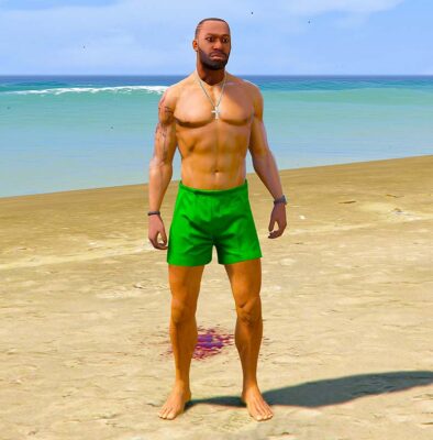 GTA 5 GTA 5 Mods Green Gang Franklin Addon Ped Addon Ped inspired by %tags% | G5MODS