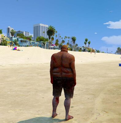 GTA 5 Mods Big Guy Zombie  Addon Ped GTA 5 addon ped mod