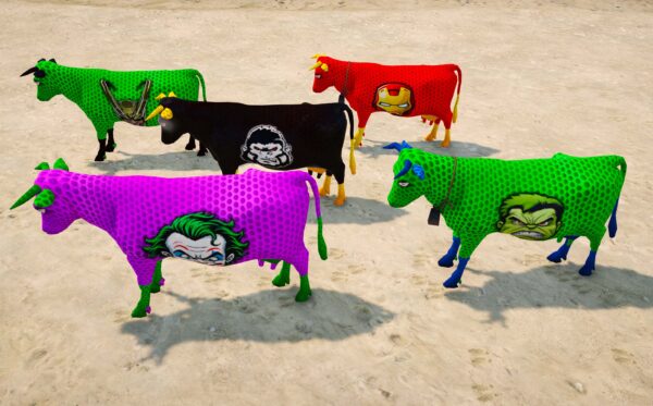 GTA 5 GTA 5 Mods Super Hero Cow Part 3 Addon Ped Addon Ped inspired by %tags% | G5MODS