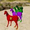 GTA 5 Mods Color Full Superhero Horse 3 Addon Peds GTA 5 addon ped mod