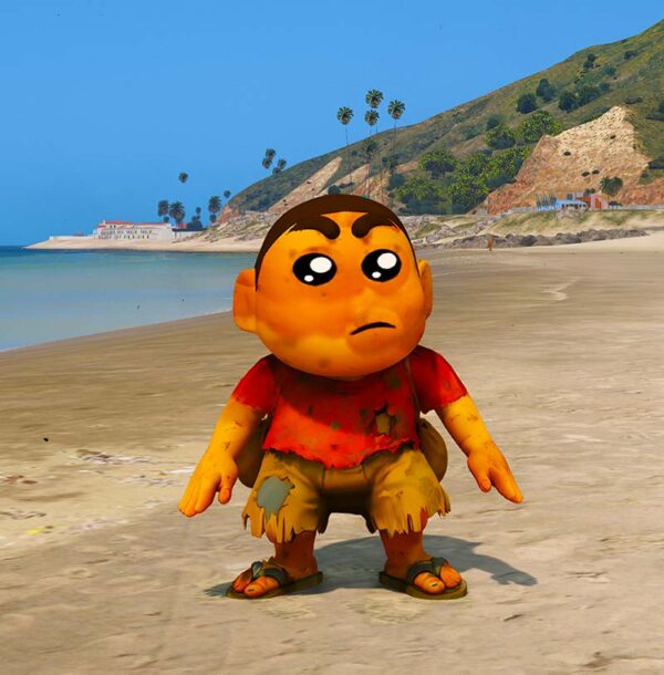 GTA 5 Mods Poor Shinchan Addon Ped GTA 5 addon ped mod