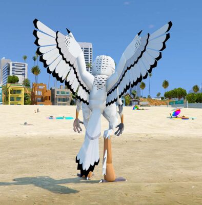 GTA 5 Mods Giant Owl 99 Nights in The Forest Addon Ped GTA 5 addon ped mod