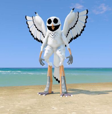 GTA 5 Mods Giant Owl 99 Nights in The Forest Addon Ped GTA 5 addon ped mod