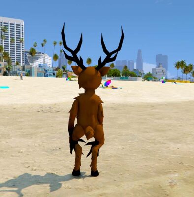GTA 5 Mods Deer 99 Nights in the Forest Addon Ped GTA 5 addon ped mod