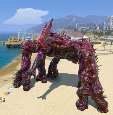GTA 5 GTA 5 Mods Giant Mind Flare Monster Addon Ped Addon Ped inspired by %tags% | G5MODS