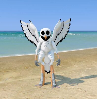 GTA 5 Mods Owl 99 Nights in The Forest Addon Ped GTA 5 addon ped mod