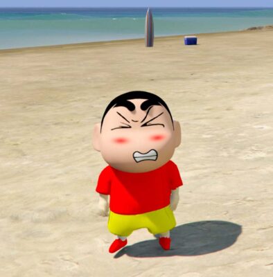 GTA 5 Mods Angry Shinchan Addon Ped GTA 5 addon ped mod