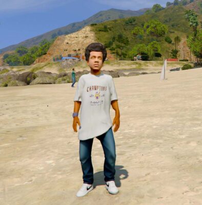 GTA 5 GTA 5 Mods Franklin Child Addon Ped Addon Ped inspired by %tags% | G5MODS