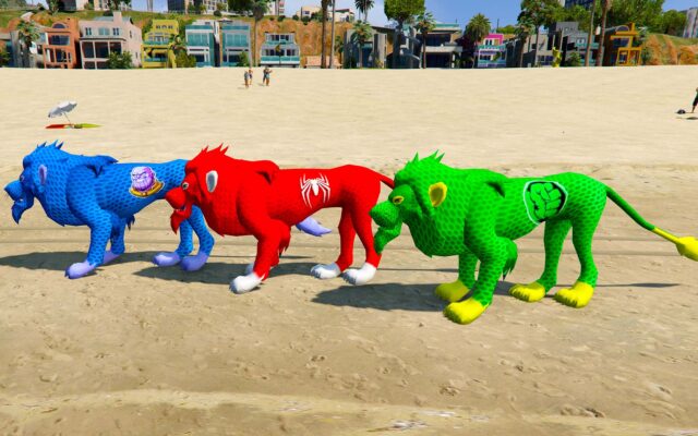 GTA 5 Mods Scar Jungle Book Addon Ped GTA 5 addon ped mod