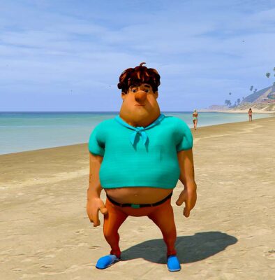 GTA 5 Mods Motu Patlu Number 2 Addon Ped GTA 5 addon ped mod