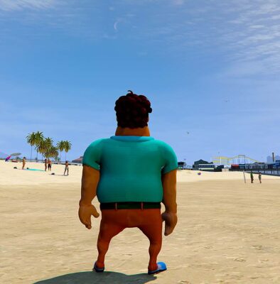 GTA 5 Mods Motu Patlu Number 2 Addon Ped GTA 5 addon ped mod