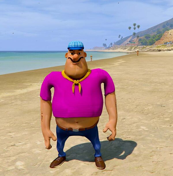 GTA 5 GTA 5 Mods Motu Patlu Number 1 Addon Ped Addon Ped inspired by %tags% | G5MODS