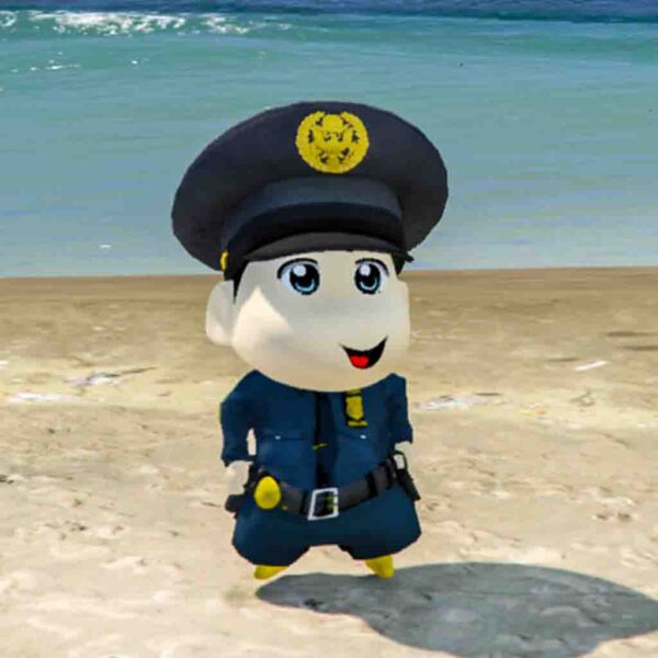 GTA 5 GTA 5 Mods Shinchan Usa Police Addon Ped Addon Ped inspired by %tags% | G5MODS