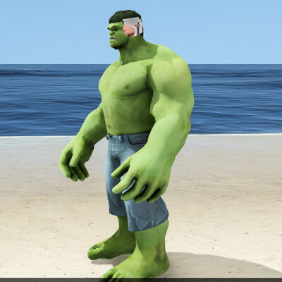 GTA 5 Mods Hulk Mind Control Addon Ped GTA 5 addon ped mod