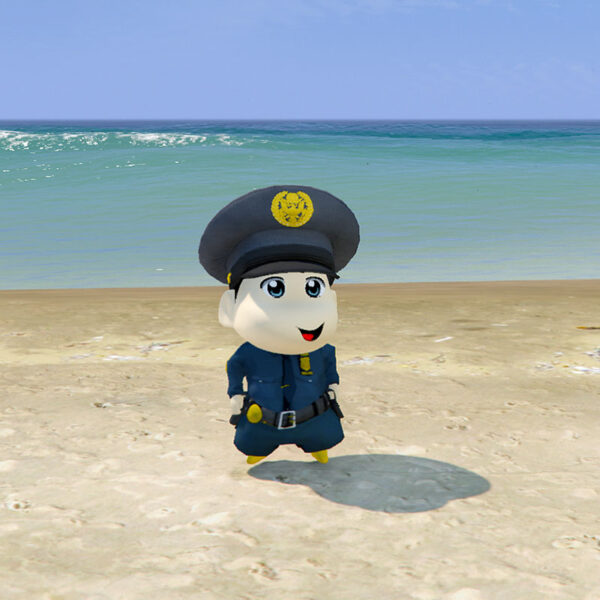 GTA 5 Mods Shinchan Police USA Man Addon Ped GTA 5 addon ped mod