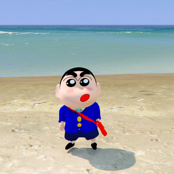 GTA 5 Mods Shinchan School Uniform Addon Ped GTA 5 addon ped mod