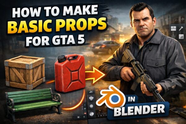 GTA 5 Modding: Blender se Basic Props Creation Course GTA 5 addon ped mod